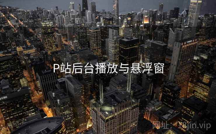 P站后台播放与悬浮窗 P站后台播放与悬浮窗