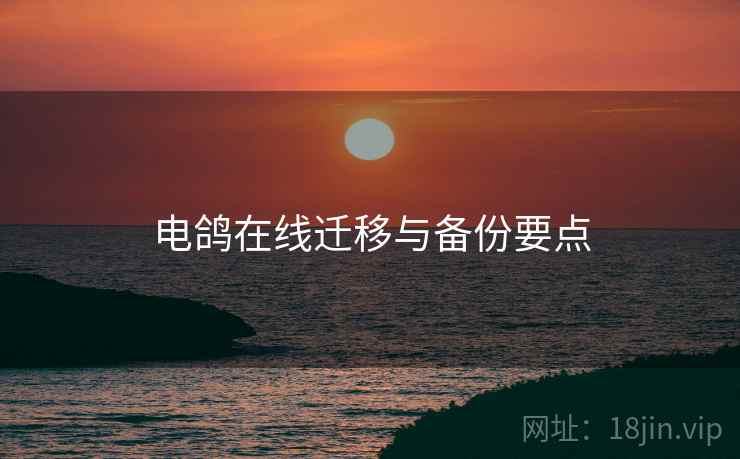 电鸽在线迁移与备份要点 电鸽在线迁移与备份要点